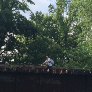 Trespassing.... As usual. Kid free weekend!!!