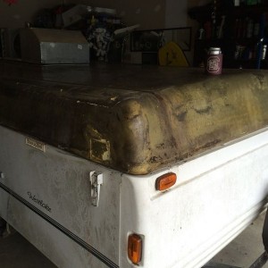 Nothing left but the injected molding (hard foam)