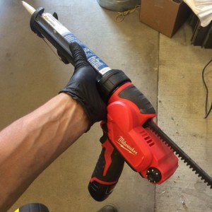 Of course milwaukee thought of a battery caulk gun.