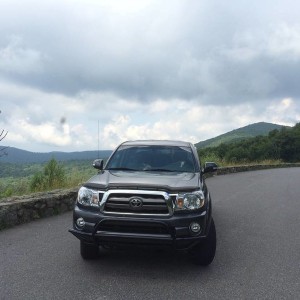 Hanging out in my Taco on Skyline Drive, VA