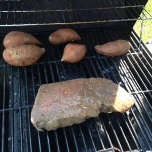 Meat and potatoes.