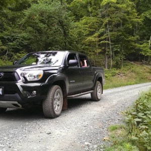 2014 Tacoma on the trail in VA