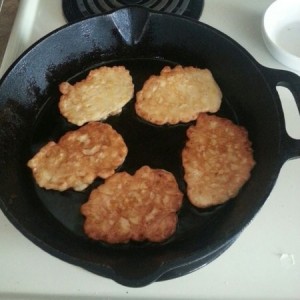 Corn fritters!