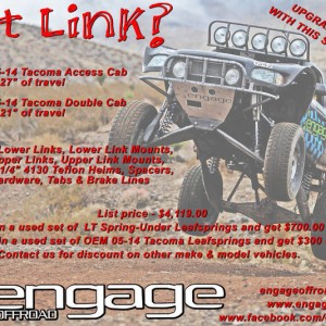 Engage Off Road Freedom SALE 2014