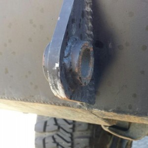 Update on the rear end collision that happened yesterday morning. This was 
