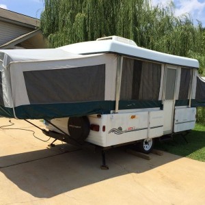 The Coleman camper lives again! Everything works even after 17 years.