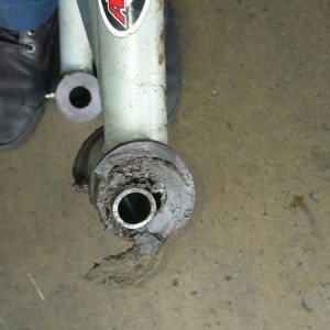 I knew it was time for new lower bushings but damn!