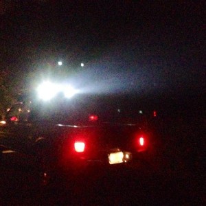 Led pods at night