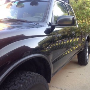 Striping removed