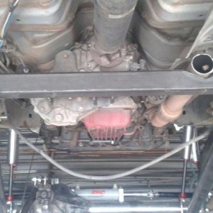 Temp transfercase cross member till I get my atlas