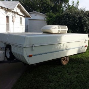 New to me 1990 coleman pop up camper :) Its camp ready. However I will be d
