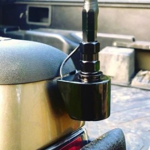 custom CB antenna mount wilson flex firering fire ring cobra pyrite mica zo