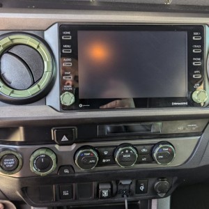 Dash and radio chrome delete