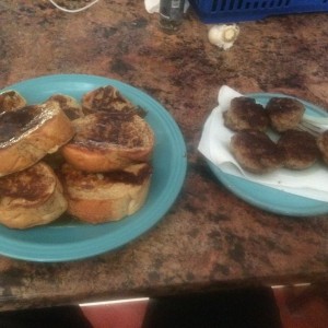 Breakfast.