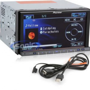 Pioneer AVH-P4100 DVD with IPOD Control Cable