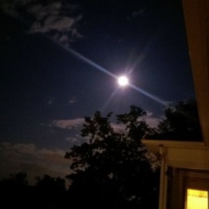 Shot of the moon.