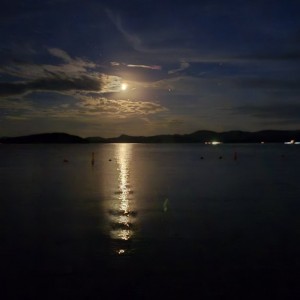 Priest Lake at about 9pm