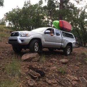 Kayaks loaded