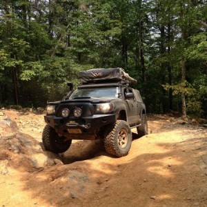Trail limo at work
