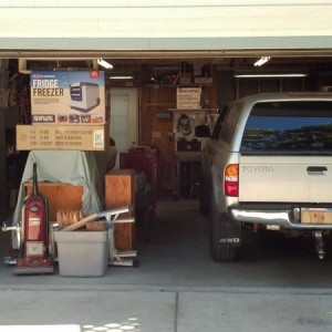 After a year, can finally work on the truck in the garage.