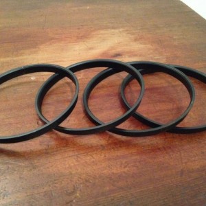 hub centric rings. on the way to vibration free, however I dug around the f