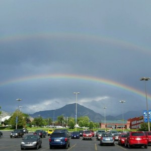 Double rainbow....