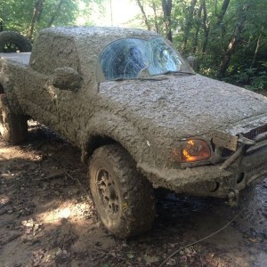 I had to winch.