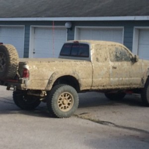 The mud is falling off :(