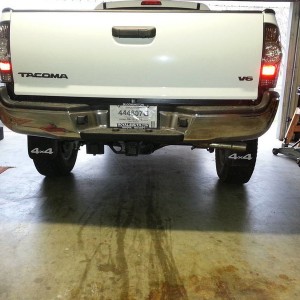 Rear with spacers