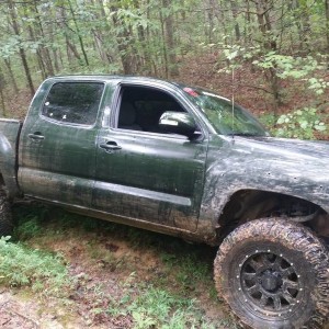 mudding almost stuck