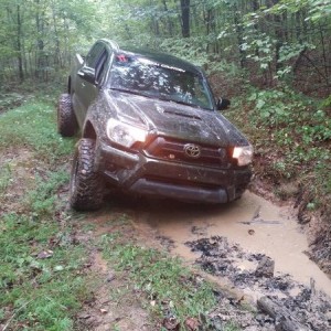 mudding almost stuck