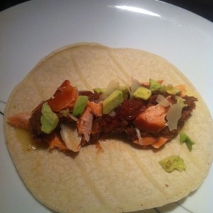 Yo dawg I herd u liek salmon tacos