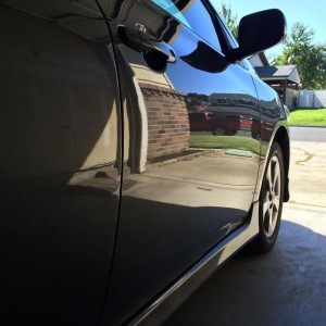 1st car waxed
