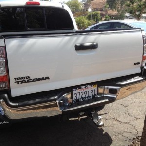 Plasti-Dip, emblem, tacoma, v6, toyota, matte, black, flat, plasti, dip, ba
