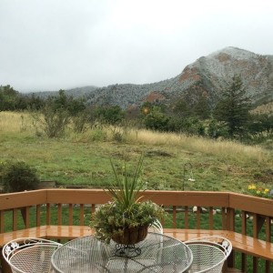 The snow is approaching...