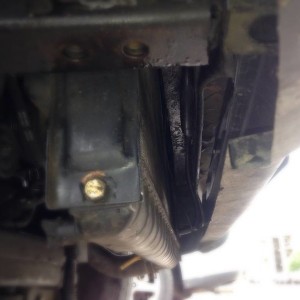 Slot for intercooler