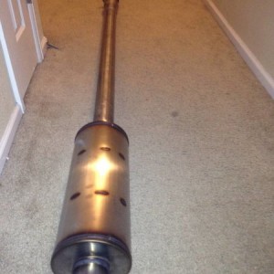 Muffler high-flow cat