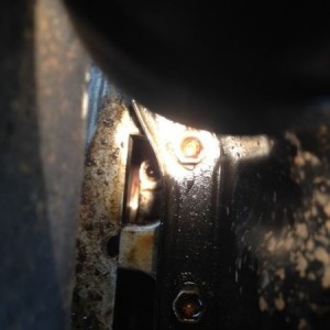 I think I found where my oil leak is coming from.