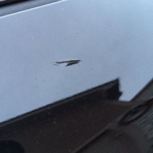 Any ideas how to fix this cut/scratch on my OEM Black painted grille? I&#03