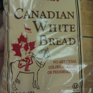 Canadian white bread. Made in the USA. Merica.