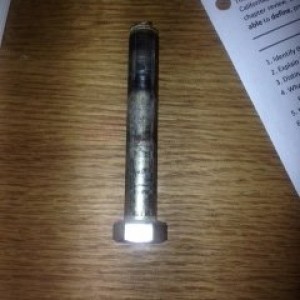 Snapped bolt