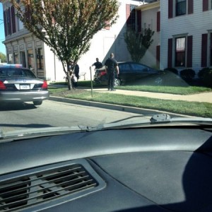 Damn house jumped right out in front of him