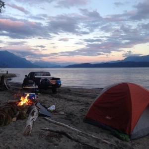 Camping on harrison
