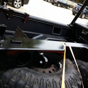 Woot! Fresh powder on old ass bumper.