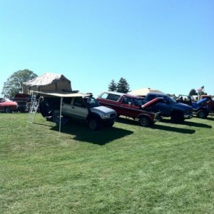 Parked it in a car show