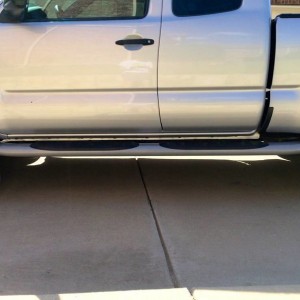With Side Steps and Mud Flaps
