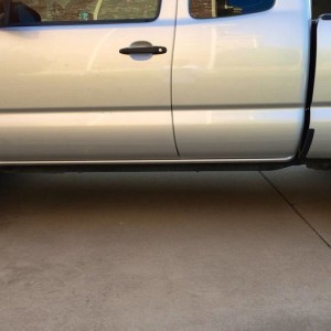 Without Side Steps and Mud Flaps