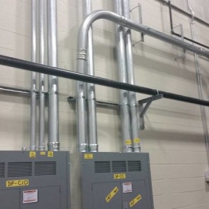 New 480V panels and conduits