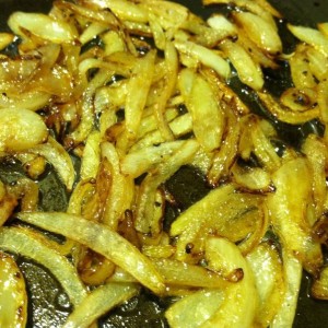 Caramelized onions. Check.