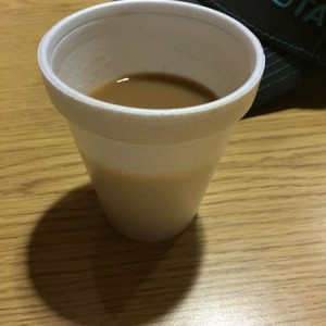 ICU waiting room coffee is bleh...